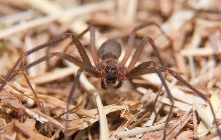 Brown Recluse Spider In A Yard